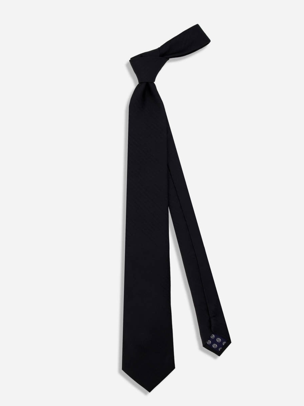 Skinny Black Men's Tie